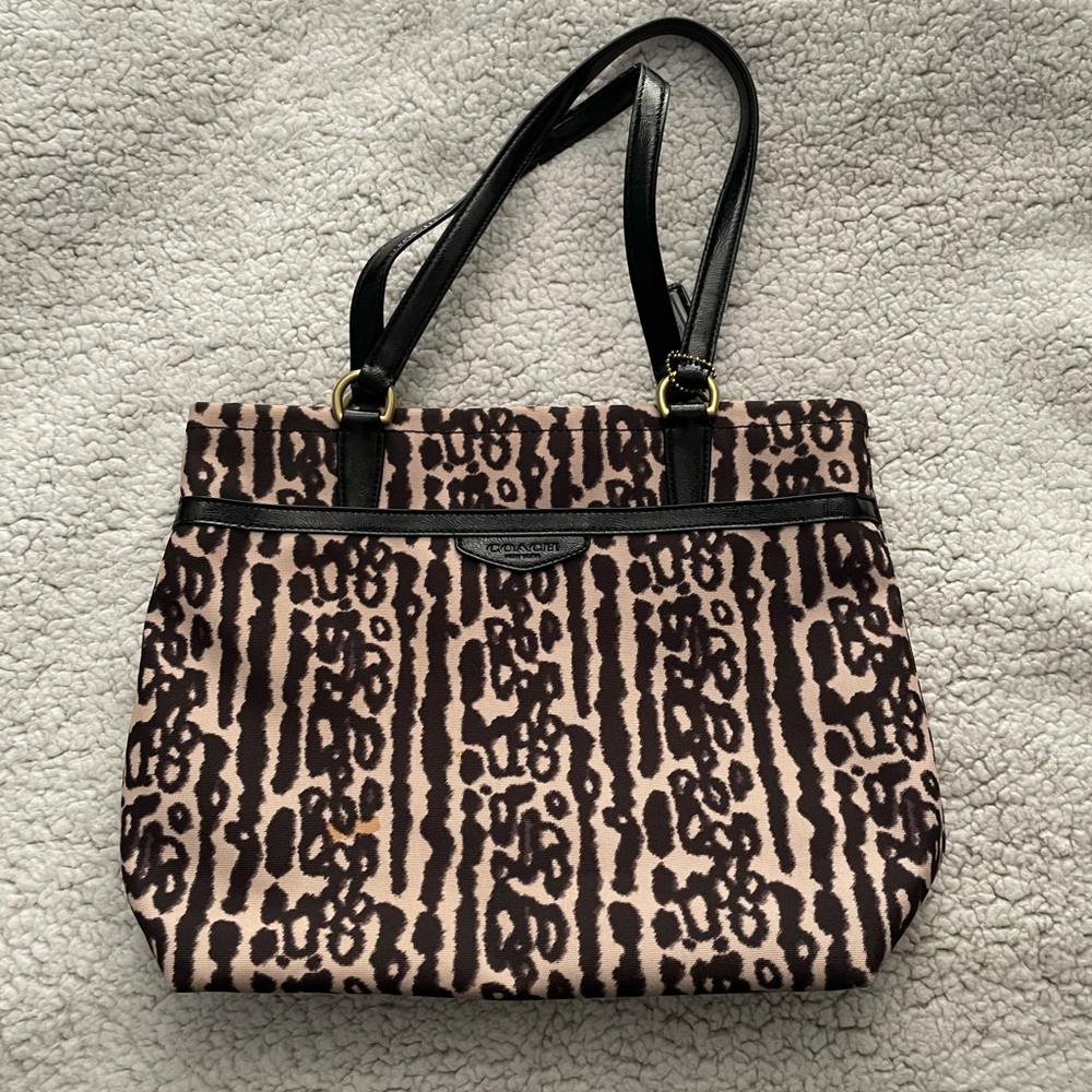 COACH Leopard Print Tote